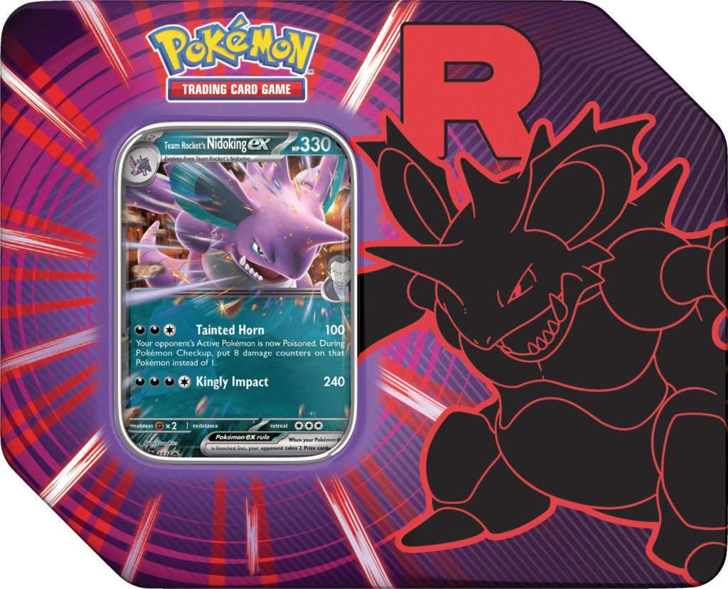Pokémon Team Rocket Tin Nidoking Inglés