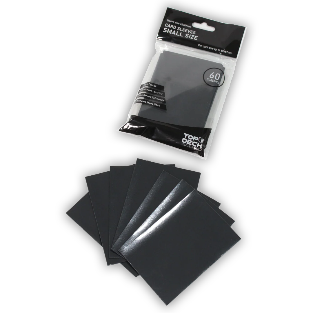 Protectores Top Deck Small 62x89mm color Negro - Imagen 2