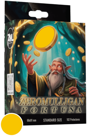Protectores Zero Mulligan Fortuna Standard color Amarillo