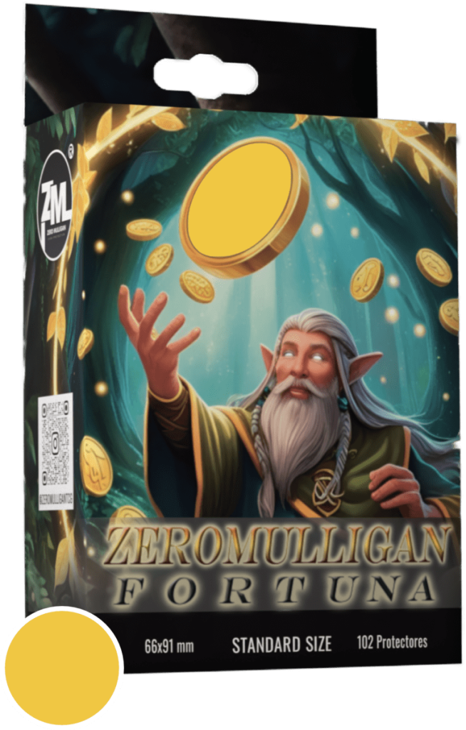 Protectores Zero Mulligan Fortuna Standard color Amarillo