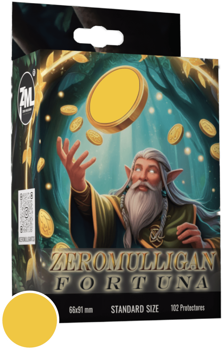 Protectores Zero Mulligan Fortuna Standard color Amarillo