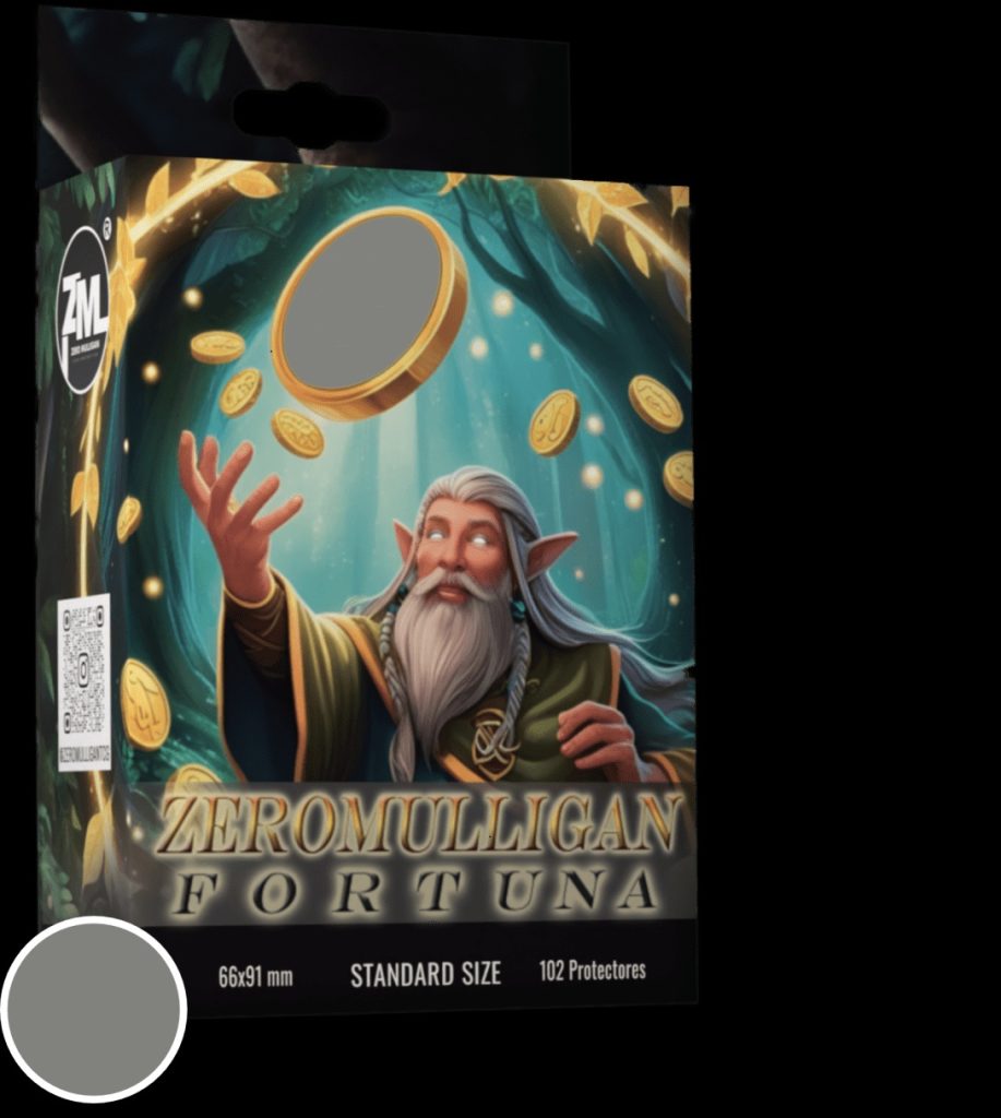 Protectores Zero Mulligan Fortuna Standard color Plateado