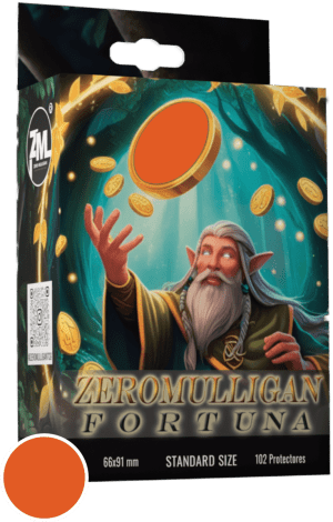 Protectores Zero Mulligan Fortuna Standard color Naranjo