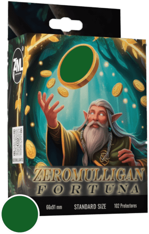 Protectores Zero Mulligan Fortuna Standard color Verde
