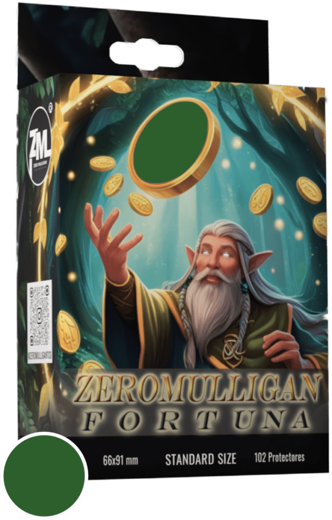 Protectores Zero Mulligan Fortuna Standard color Verde