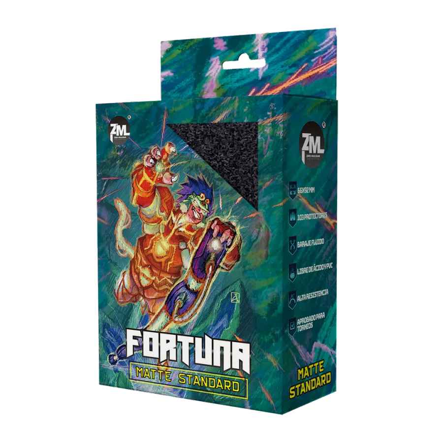 Protectores Zero Mulligan Fortuna Standard color Negro