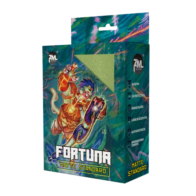Protectores Zero Mulligan Fortuna Standard color Verde Pistacho