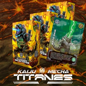 3 Mystery Box Kaiju vs Mecha: Titanes - Invasores Galácticos + Rayo Gaia