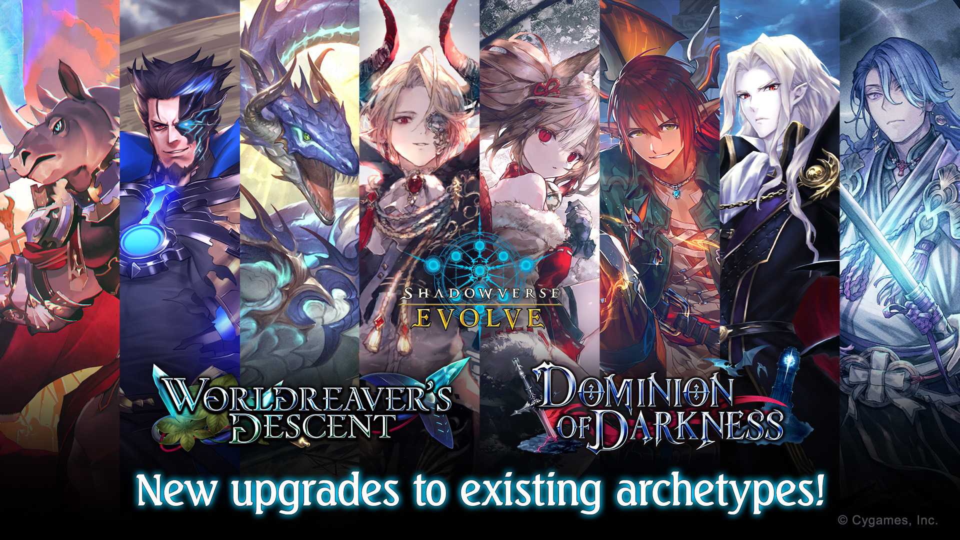 Shadowverse Evolve: Worldreaver's Descent & Dominion of Darkness Combined Set Display - Imagen 4