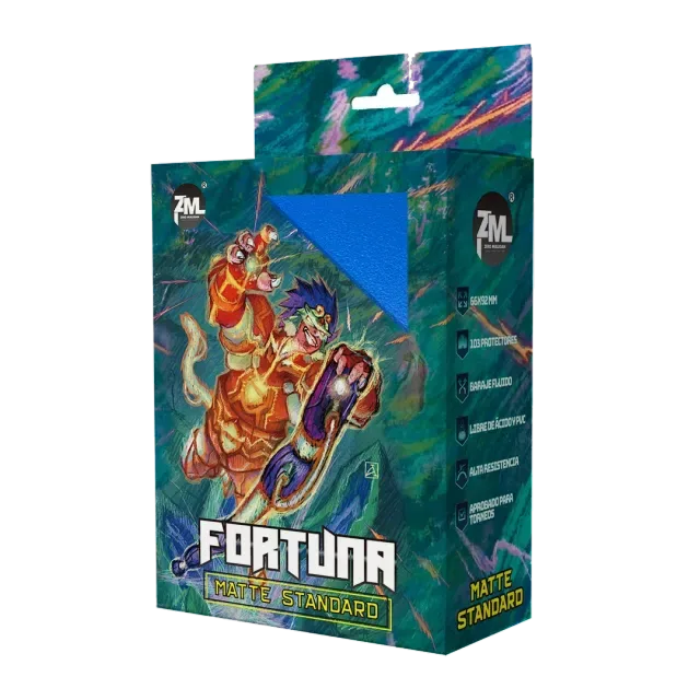Protectores Zero Mulligan Fortuna Standard Celeste