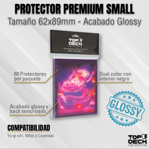 Protectores con Diseño | TOPDECK Small 62x89mm Lóng Nián