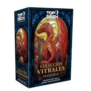 Protectores Standard | Colección Vitrales - Dragón Rojo 66x91mm