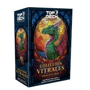 Protectores Standard | Colección Vitrales - Dragón Verde 66x91mm