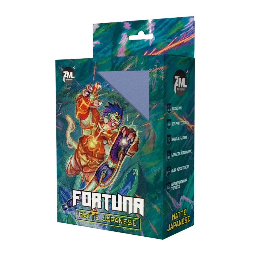 Protectores Zero Mulligan Fortuna Small Cyan Claro