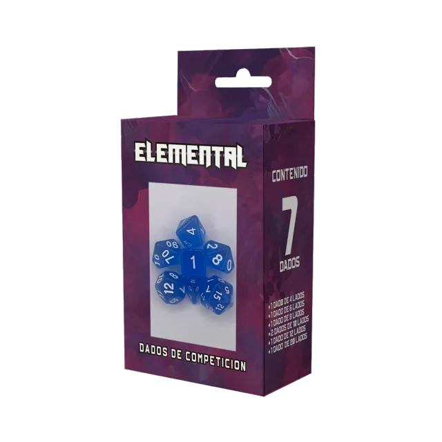 Pack 7 Dados Elemental