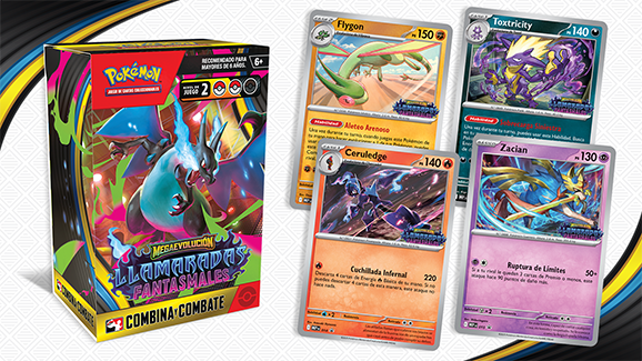 Pokémon Mega Evolución - Llamarada Fantasmal Combina y Combate