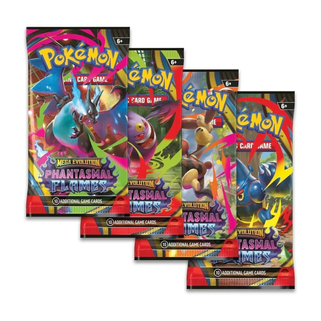 Sobres Pokémon Mega Evolution - Phantasmal Flames Inglés