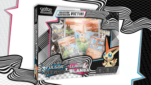 Pokemon Negro Fulgor y Llama Blanca - Colección Ilustración Teselia Victini