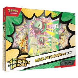 (Preventa) Pokémon Ascended Heroes Mega ex Box Mega Meganium - Inglés
