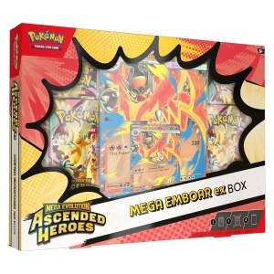 (Preventa) Pokémon Ascended Heroes Mega ex Box Mega Emboar - Inglés