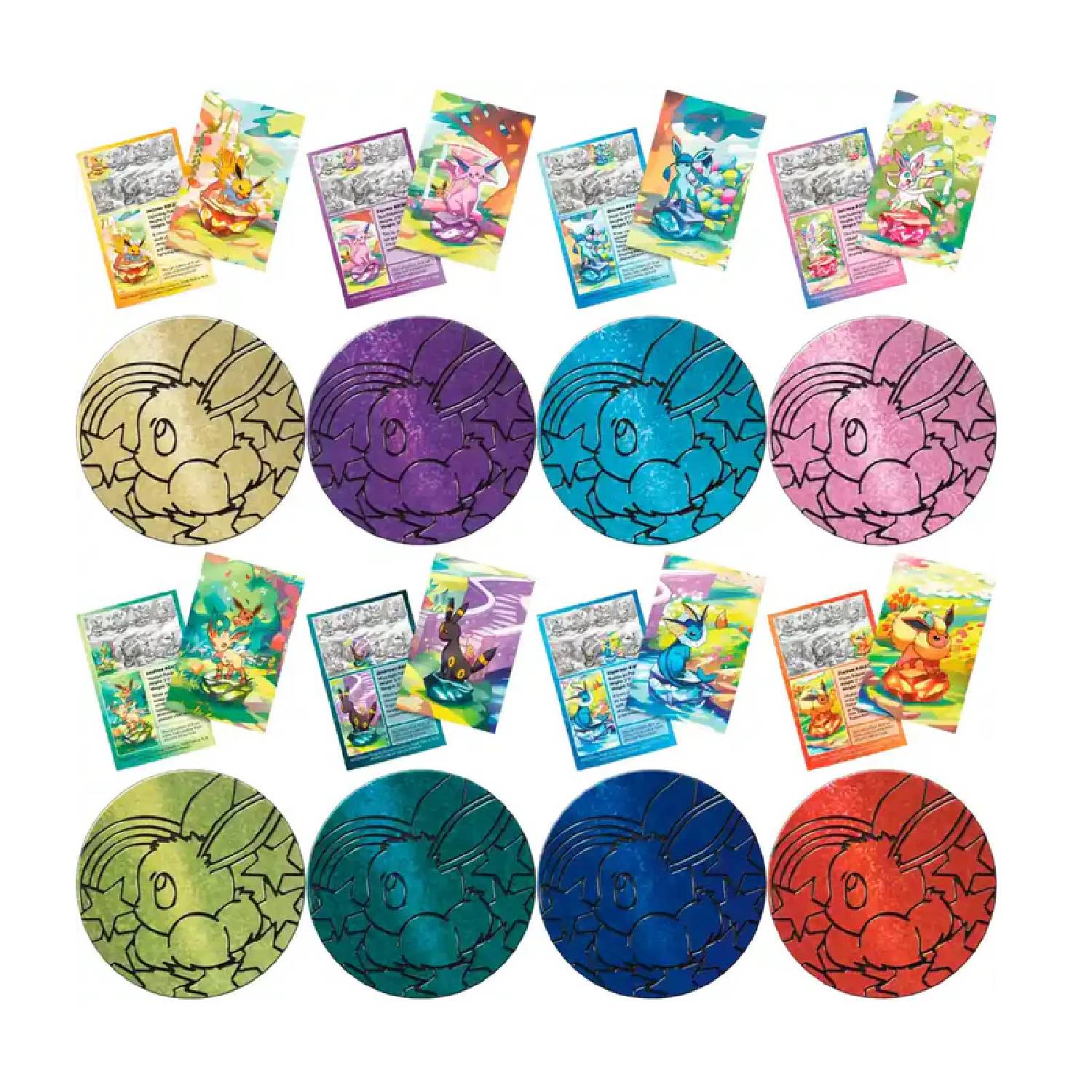 Pokemon TCG Mini lata Evoluciones Prismáticas SV8.5 (ESPAÑOL) - Imagen 2