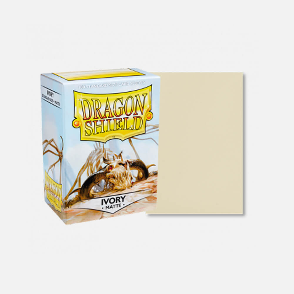 Protectores Dragon Shield Silver Ivory Matte (x100)