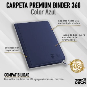 Carpeta Topdeck Premium | 360 color Azul
