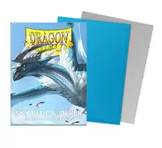 Protectores Dragon Shield Sky Blue & Silver (x100)