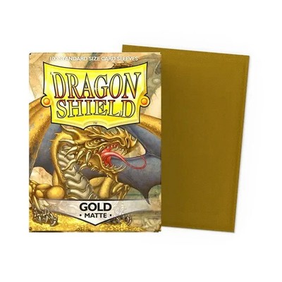 Protectores Dragon Shield Gold Matte (x100)