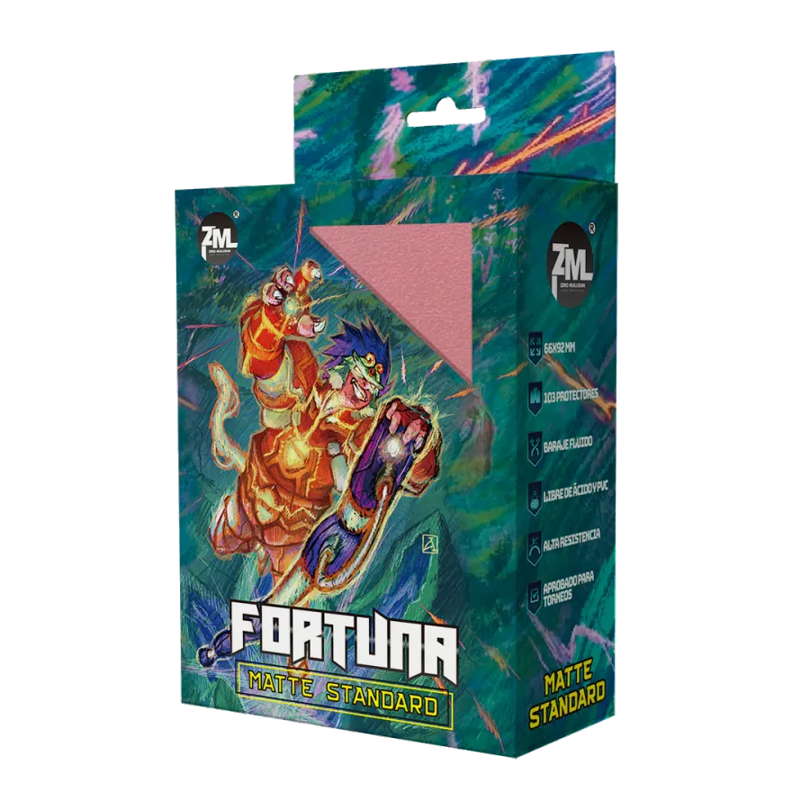 Protectores Zero Mulligan Fortuna Standard color Rosado