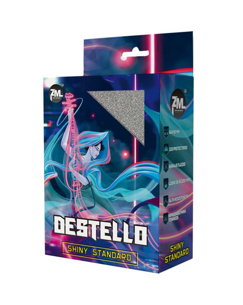 Protectores Destello Shiny Standard Plateado - ZM