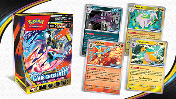 Pokémon TCG Mega Evolution - Caos Creciente Combina y Combate