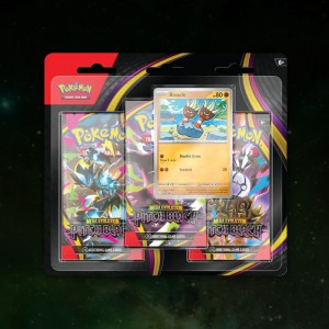 (Preventa) Pokémon TCG Mega Evolution - Pitch Black - 3-Pack Blister - Inglés