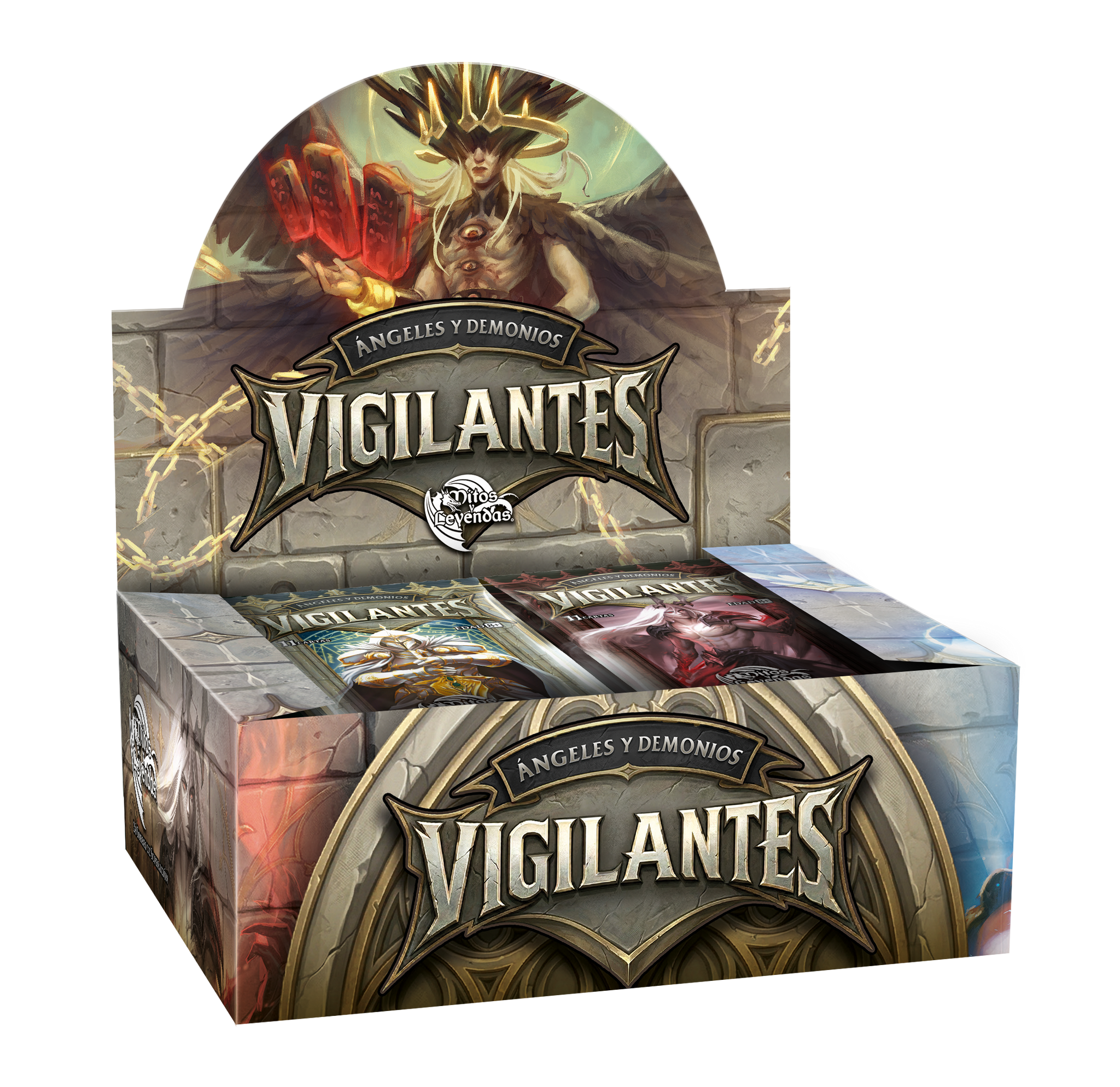 Display Angeles y Demonios: Vigilantes + 1 Buy a Box