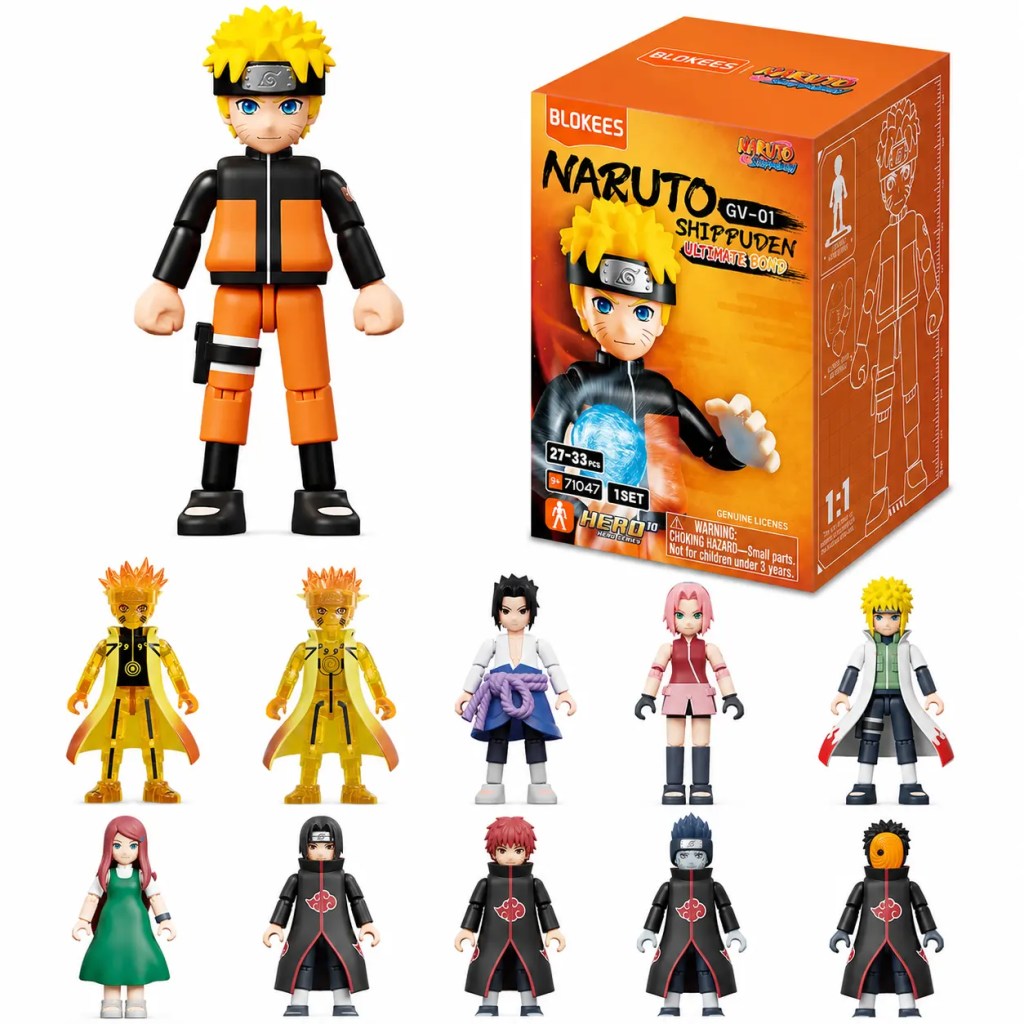 Figura Armable Naruto Shippuden – Blokees – Naruto Shippuden: Ultimate Bond “GV-01” (Sorpresas)