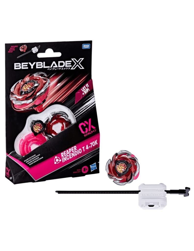 Beyblade X Reaper Incendio T 4-70K CX Kit inicial