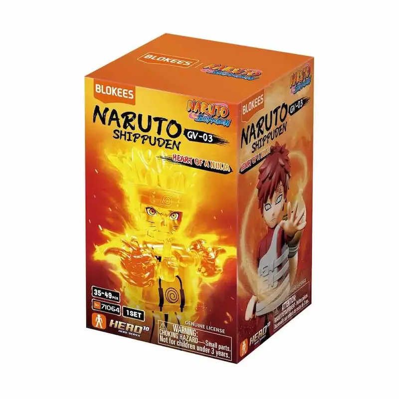 Figura Armable Naruto Shippuden – Blokees – Naruto Shippuden: Heart of a Ninja “GV-03” (Sorpresas)