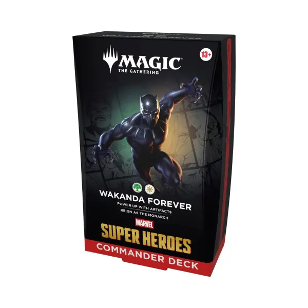 Magic the Gathering Marvel Super Heroes Wakanda Forever Commander Deck (Inglés)