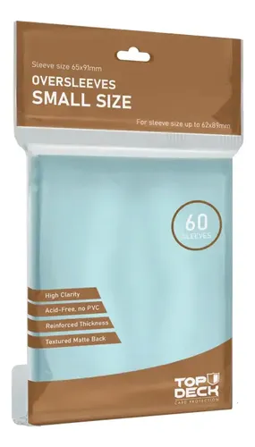 Protector Transparente Oversleeve Small (62x89mm)