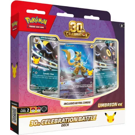 (Preventa) Pokémon TCG 30th Celebration - Battle Deck- Umbreon ex.-Inglés