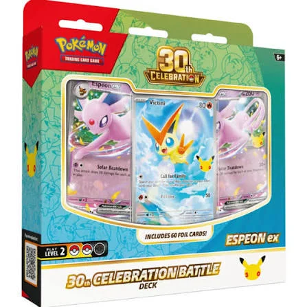 (Preventa) Pokémon TCG 30th Celebration - Battle Deck- Espeon ex-Inglés