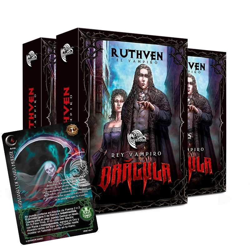 3 Producto Especial: Ruthven el Vampiro + Guadaña de Santa Muerte